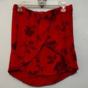 Kimchi Blue medium red black skirt